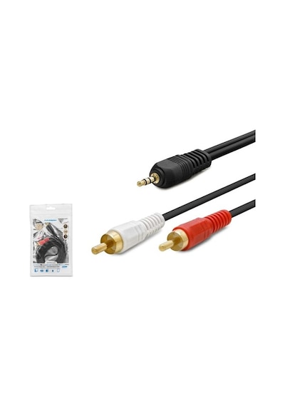 Aux To 2Rca Kablo 1.5Mt Sarı Uç