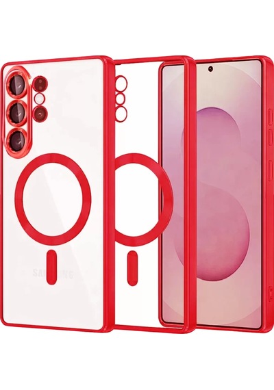 Newface Samsung Galaxy S26 Ultra Kross Magneticsafe Kapak - Kırmızı