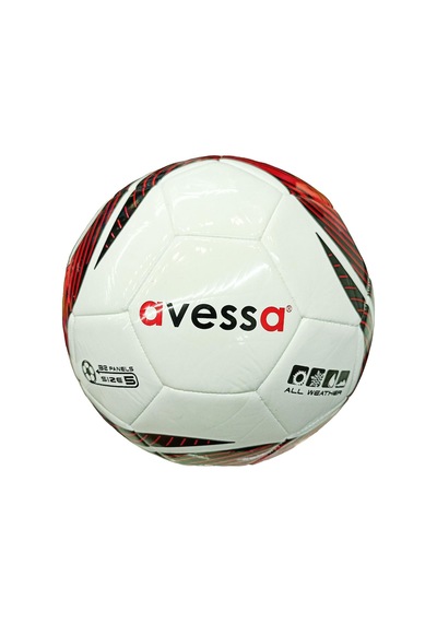 Avessa No 5 HFT-3000-100 Hybrid Futbol Topu Kırmızı Siyah