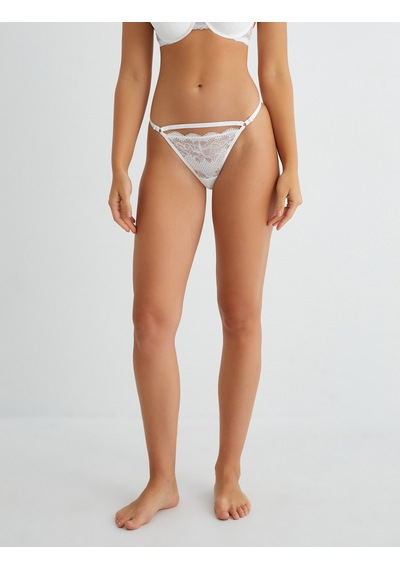 Koton String Bridal Külot Ekru 2slk30033mk 2SLK30033MK002 Ekru