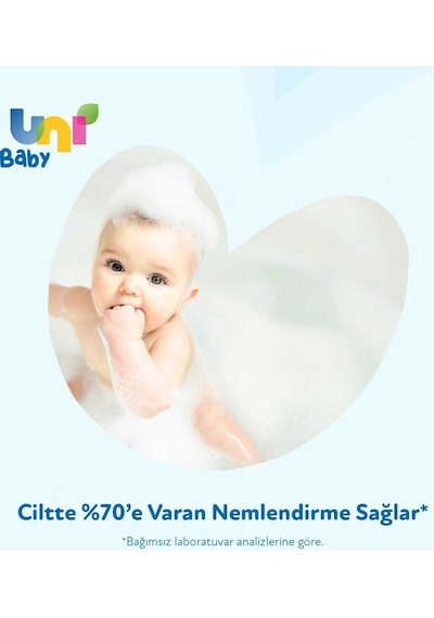 Uni Baby Bebek Saç Ve Vücut Şampuanı 700ml Klasik Pompalı 3lü