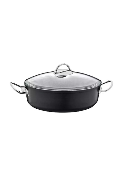 Oms Gastro Granit Karnıyarık Tencere 34x9,5cm 3313 Siyah