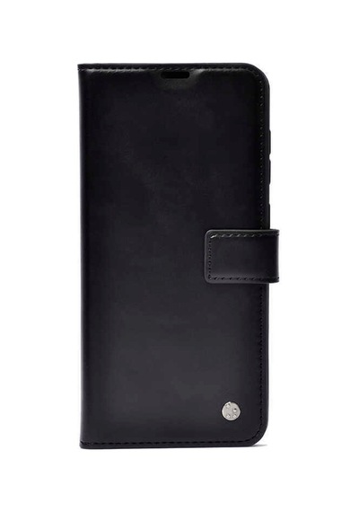 Galaxy A05s Kılıf Zore Kar Deluxe Kapaklı Kılıf Siyah