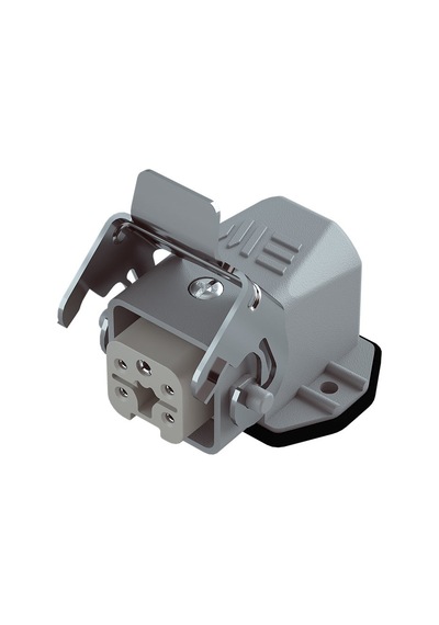 Mete Enerji 403009s 5x10a Eğik Makina Prizi Arka Girişli