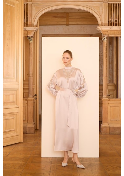 Senna Catherıne Dress Bej BEJ