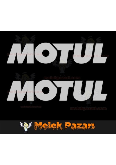 2 Adet - Motul Yağ Oto Ve Bisiklet Sticker V2