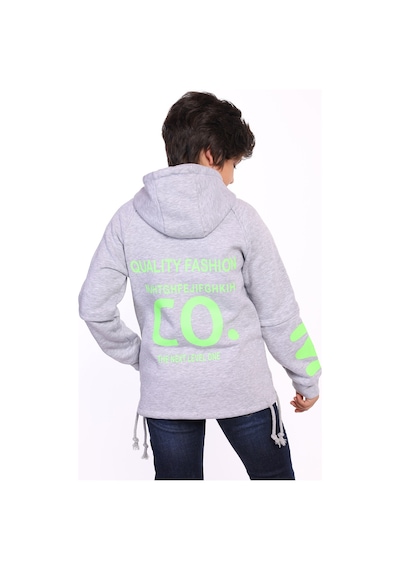 Toontoy Kids Toontoy Erkek Çocuk Kapüşonlu Baskılı Hırka Antrasit Melanj Toontoy Kids Toontoy Erkek Çocuk Kapüşonlu Baskılı Hırka Antrasit Melanj