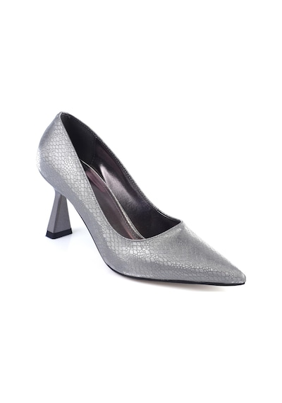 Shoetek Luana Kadın Stiletto Kroko Desenli Topuklu Ayakkabı Platin Simli PLATİN SİMLİ Shoetek Luana Kadın Stiletto Kroko Desenli Topuklu Ayakkabı Platin Simli PLATİN SİMLİ