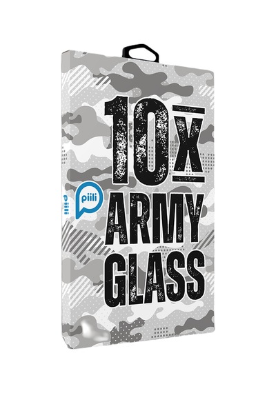 Piili Armyglass 10x Apple iPhone Uyumlu 17 Pro Max Ultra Dayanıklı Ekran Koruyucu Uygulama Aparatlı
