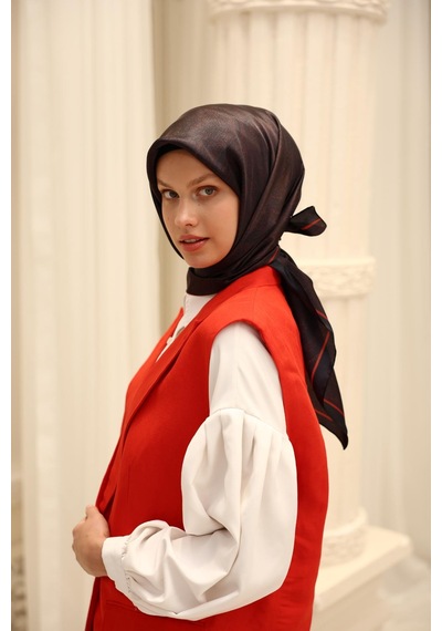 Silk Home Shiny Eşarp 75010-20 Vizon, Siyah, Vizon