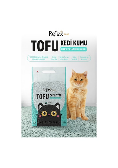 Plus Marsilya Sabunu Kokulu Tofu Kedi Kumu 7l X 2 Adet