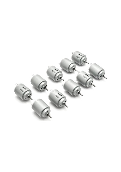 Dc Motor 3v-6v Mikro Hobi Motoru Deney Robotik Proje Oyuncak Araba Motoru Küçük Güçlü Motor 20adet