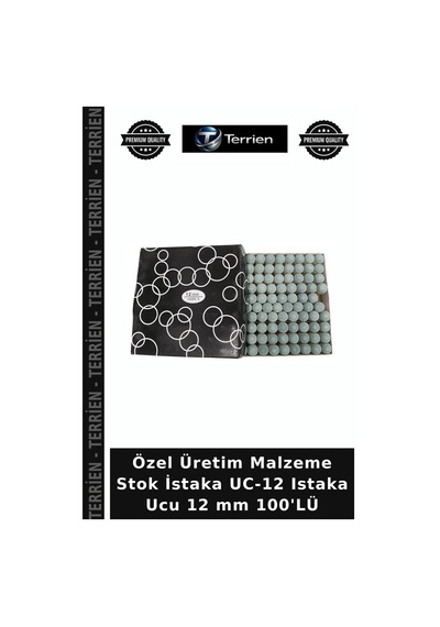 Premium Uc-12 Istaka Ucu 12 Mm 100'lü Aksesuar Spor Adetli