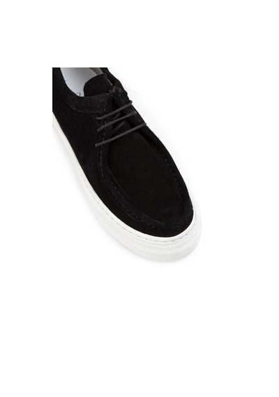 Deery Hakiki Süet Siyah Kadın Sneaker - Z1682zsyhc01 Siyah