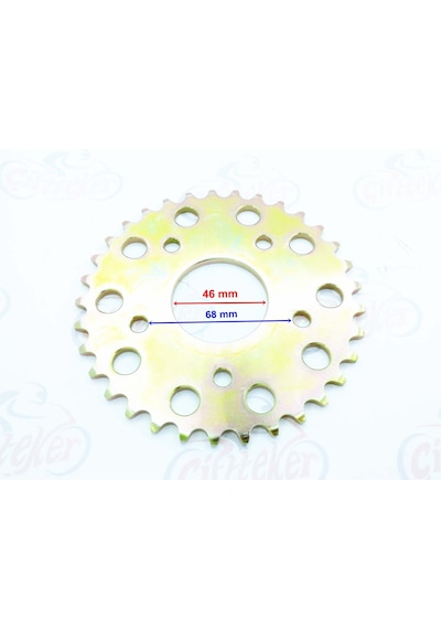 Hero Puch Uyumlu Arka Dişli 415-33t İç 46 Mm Vitesli Öm Erpilsan Elektronik