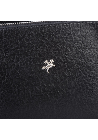Nas Bag Kadın Omuz Ve Çapraz Zincirli Ve Uzun Çift Askılı 20x15 Cm Siyah Victoria