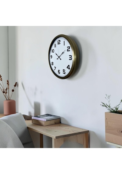 Eskitme 52 Cm Metal Klasik Duvar Saati Diğer