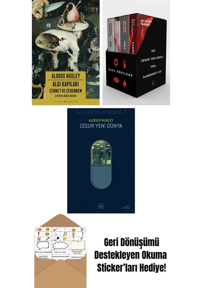 Algı Kapıları Cennet Ve Cehennem + Kara Dörtleme Kutu Set 4 Kitap + Cesur Yeni Dünya