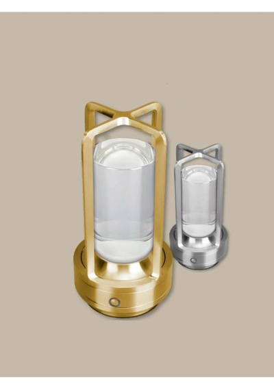 Ct-8439 Vegas Masa Lambası, 3 Renk Işık Fonksiyonlu, Usb Şarjlı, Gümüş Diğer