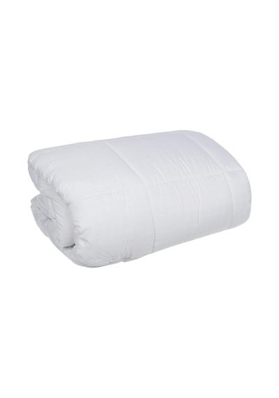 Relax Düz Polyester Yorgan, Beyaz, King Size Çok Renkli