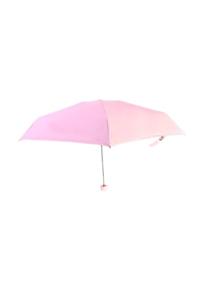Eleven Markets 6 Telli Mini Cep Boy Kapsullü Şemsiye -pembe Pembe