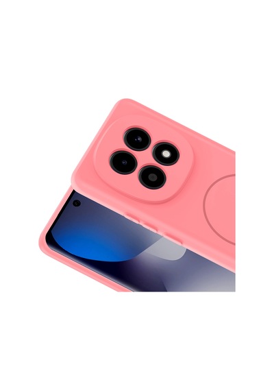 Xiaomi Redmi Note 15 5g Kılıf Magsafe Destekli Kamera Korumalı Yumuşak Silikon Kurtiletisim Rose Pembe