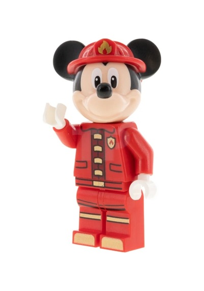 Disney Orjinal Mickey Mouse - Fire Fighter Minifigürü Dıs050