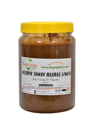 Doğal Gelsin Meşhur Simav Haşhaş Ezmesi - 1.000 gr