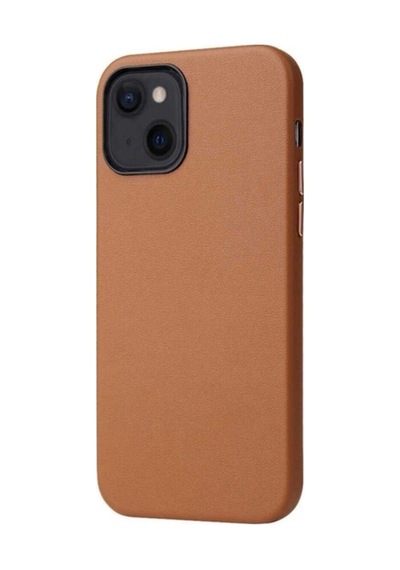 Apple Uyumlu iPhone 13 Mini Kılıf Zore Eyzi Kapak Kahverengi