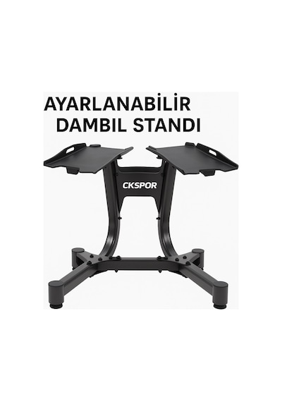 Ckspor Ayarlanabilir Dambıl Standı Dayanıklı Ve Ergonomik Tasarım Ev & Spor Salonu Kullanımı İçin