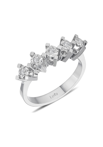 Lova 1 Karat Efektli Pırlanta Beştaş Yüzük - 1070099