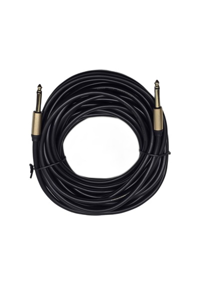 10 Metre 6.35 Mm To 6.35 Mm Ses Kablosu - Çivi Jak Enstrüman Ve Amfi Bağlantı Kablosu - Stereo Jak