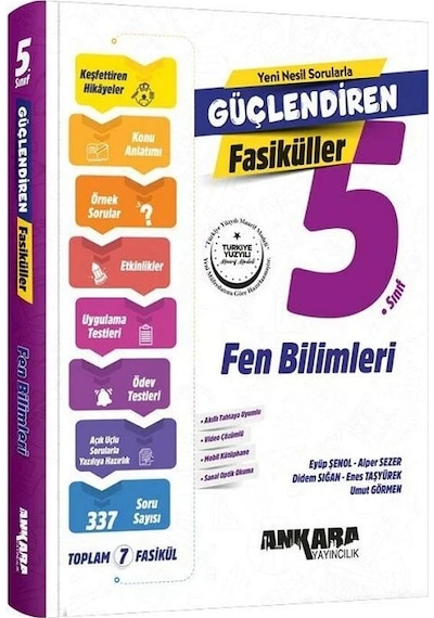 5. Sınıf Fen Bilimleri Güçlendiren Fasiküller Ankara Yayıncılık