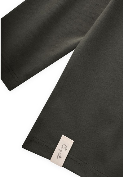 Cigit Mevsimlik Basic T-shirt 8-12 Yaş Haki Yeşil