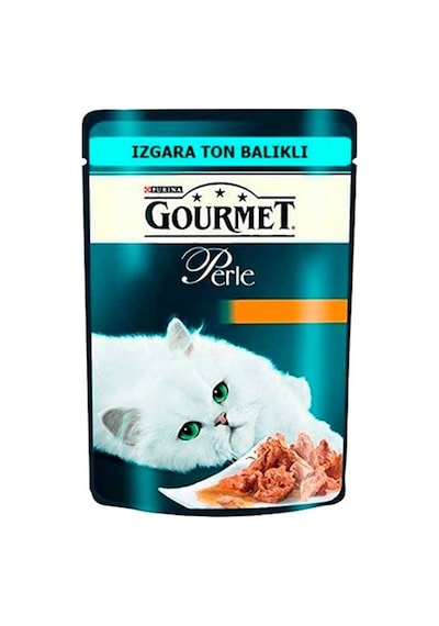 Purina Gourmet Perle Izgara Ton Balıklı Pouch Yetişkin Kedi Yaş Maması 24 x 85 G