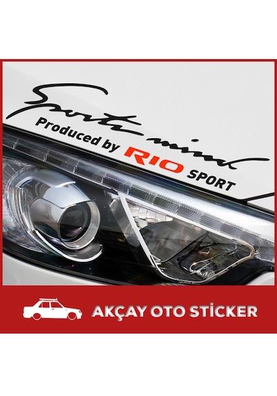 Sport Mind Kia Rio Sport Sticker Rio Sticker Araç Sticker