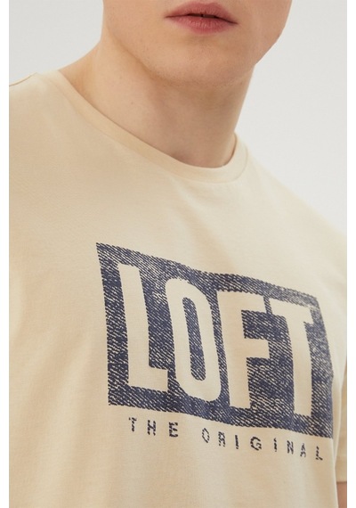 Loft Erkek Tişört Bej