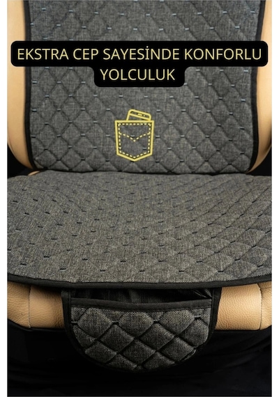 Mercedes X Class 2017 Ve Sonrasıterletmez Kaymaz Keten Oto Minder Kılıf Komple Set 7 Parça Füme 7