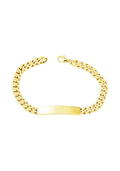 Bilezikci İsim Yazılabilen 14 Ayar Altın Çocuk Bilekliği Sarı Altın