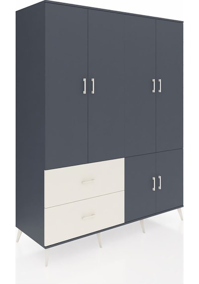 Kronos Gardrop 5 Raflı 2 Çekmeceli 2 Askılı 176x59x221 Antrasit-antrasit/aytaşı Antrasit/aytaşı Kronos Gardrop 5 Raflı 2 Çekmeceli 2 Askılı 176x59x221 Antrasit-antrasit/aytaşı Antrasit/aytaşı