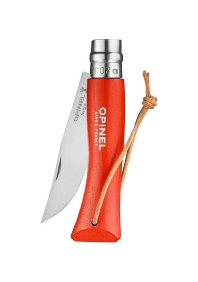 Opinel Inox Trekking 7 No Paslanmaz Çelik Çakı - Turuncu