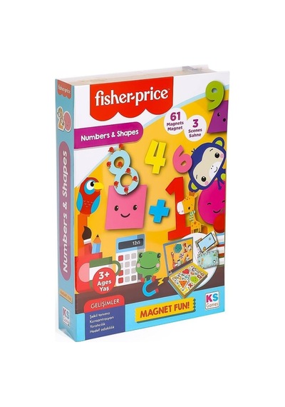 Fp 13411 Fisher Price Baby Puzzle Numbers Shapes -Ks Puzzle