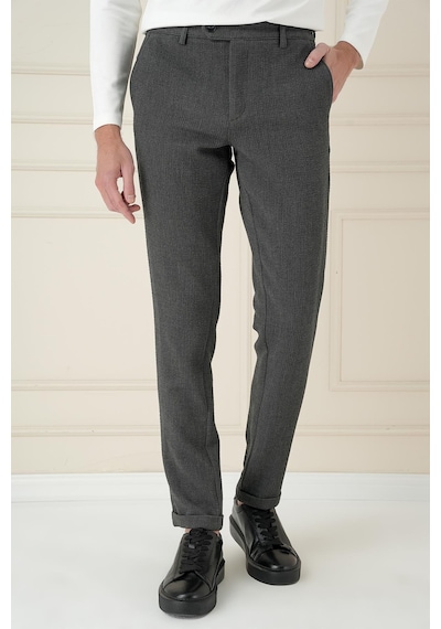 Efor P 1166 Slim Fit Füme Klasik Pantolon Füme