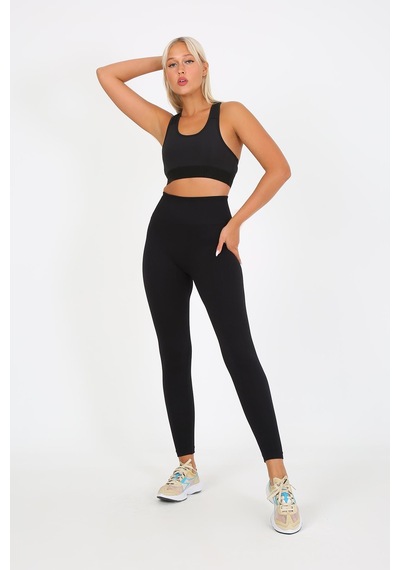 Aurafit 4036 Seamless Dikişsiz Push Up Toparlayıcı Yüksek Bel Uzu
