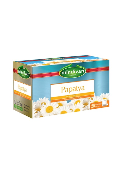 Mindivan Papatya Bitki Süzen Poşet Çay 20'li