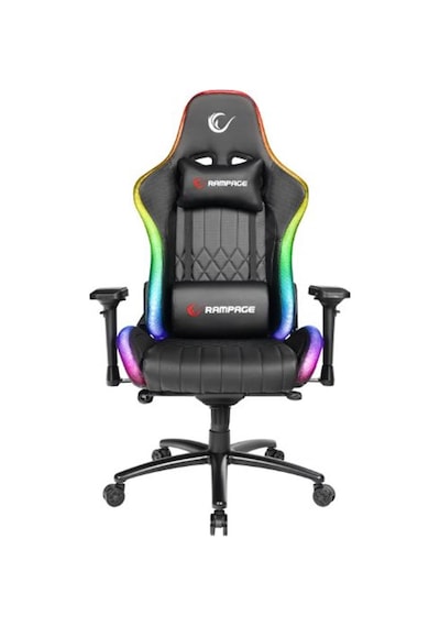 Rampage Kl-r13 Void Rgb Aydınlatmalı Siyah Oyuncu Koltuğu Çok Renkli