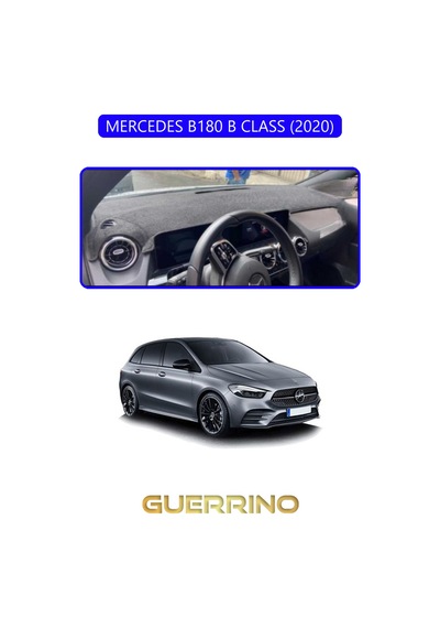 Mercedes B180 B Class 2020torpido Koruma Halısı Mavi Kenar