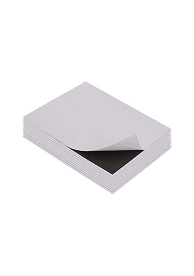 Dünya Magnet 50 Adet Kendinden Yapışkanlı Fotoğraf Magneti, 10cm X 15cm Levha Foto Mıknatıs Diğer