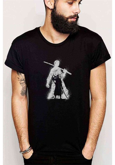 Death Note Ölüm Meleği Baskılı Siyah Erkek Tshirt