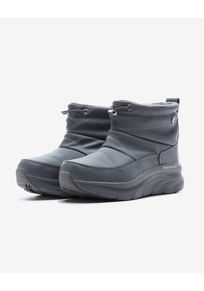 Skechers D'Lux Walker - Winter Up Kadın Gri Bot 167268 Gry Gri